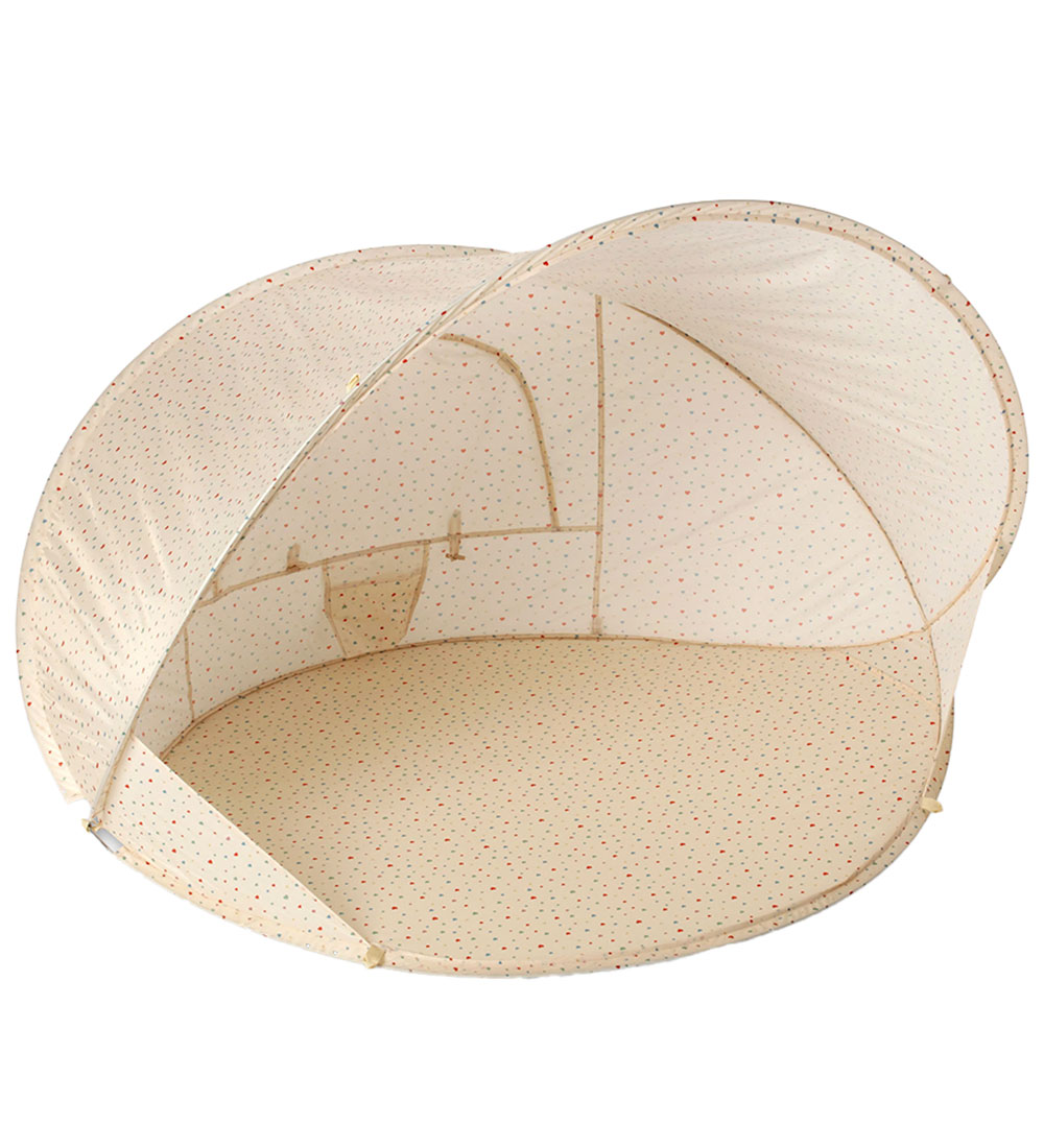 Konges Sløjd Pop-op Beach tent - UV50+ - Multi Hearts