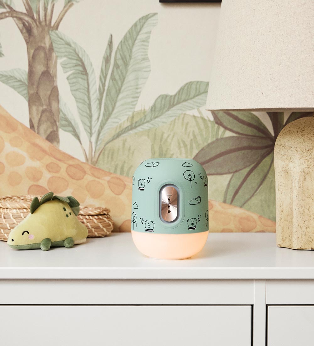 Kreafunk Speaker w. Lamp - Bluetooth - Glowie - 12.5x15.8 cm -
