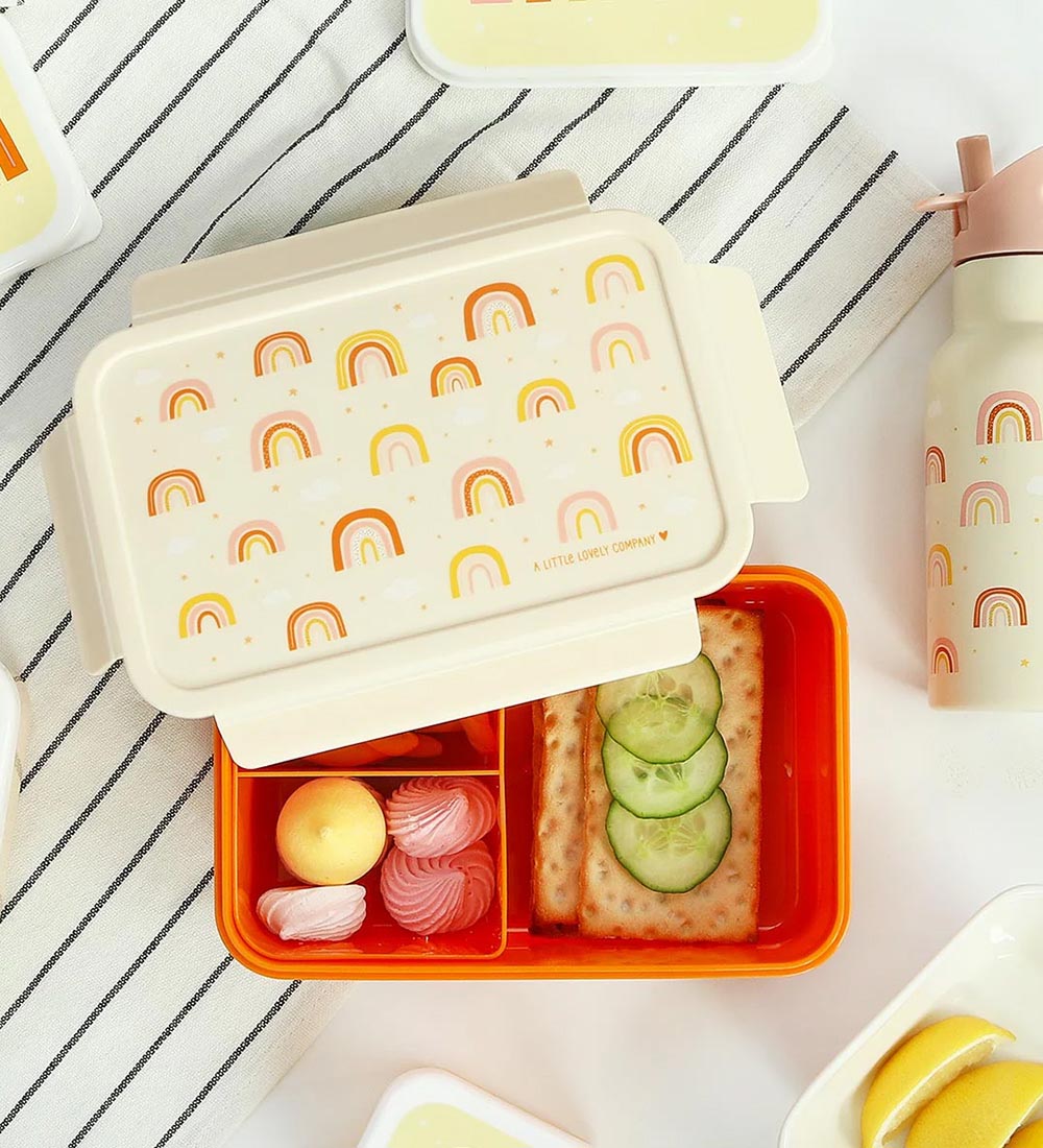 A Little Lovely Company Nestisbox - Bento - Regnbogar