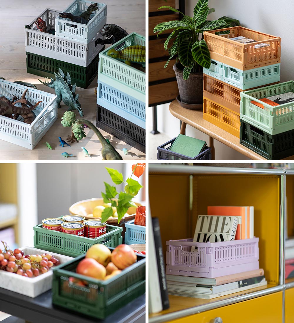 Boîte Pliante Made Crate - Maxi - 48x33x17,5 cm - Spring Green