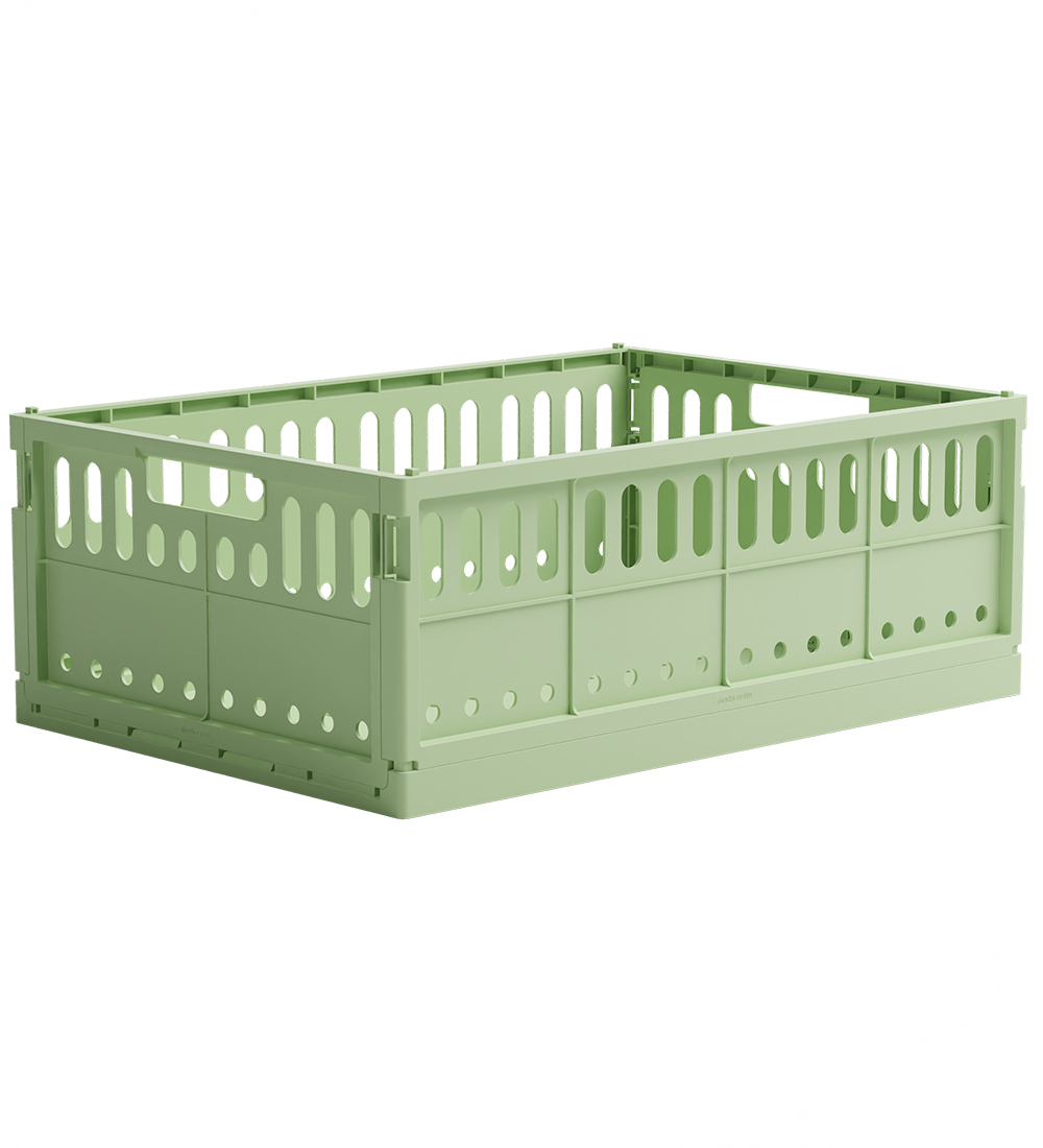 Boîte Pliante Made Crate - Maxi - 48x33x17,5 cm - Spring Green