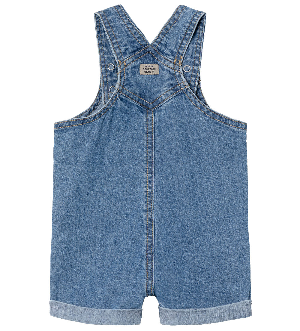 Salopette Name It - Lin/Coton - NbmLou - Medium+ Blue Denim