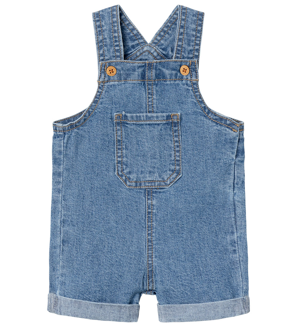 Salopette Name It - Lin/Coton - NbmLou - Medium+ Blue Denim