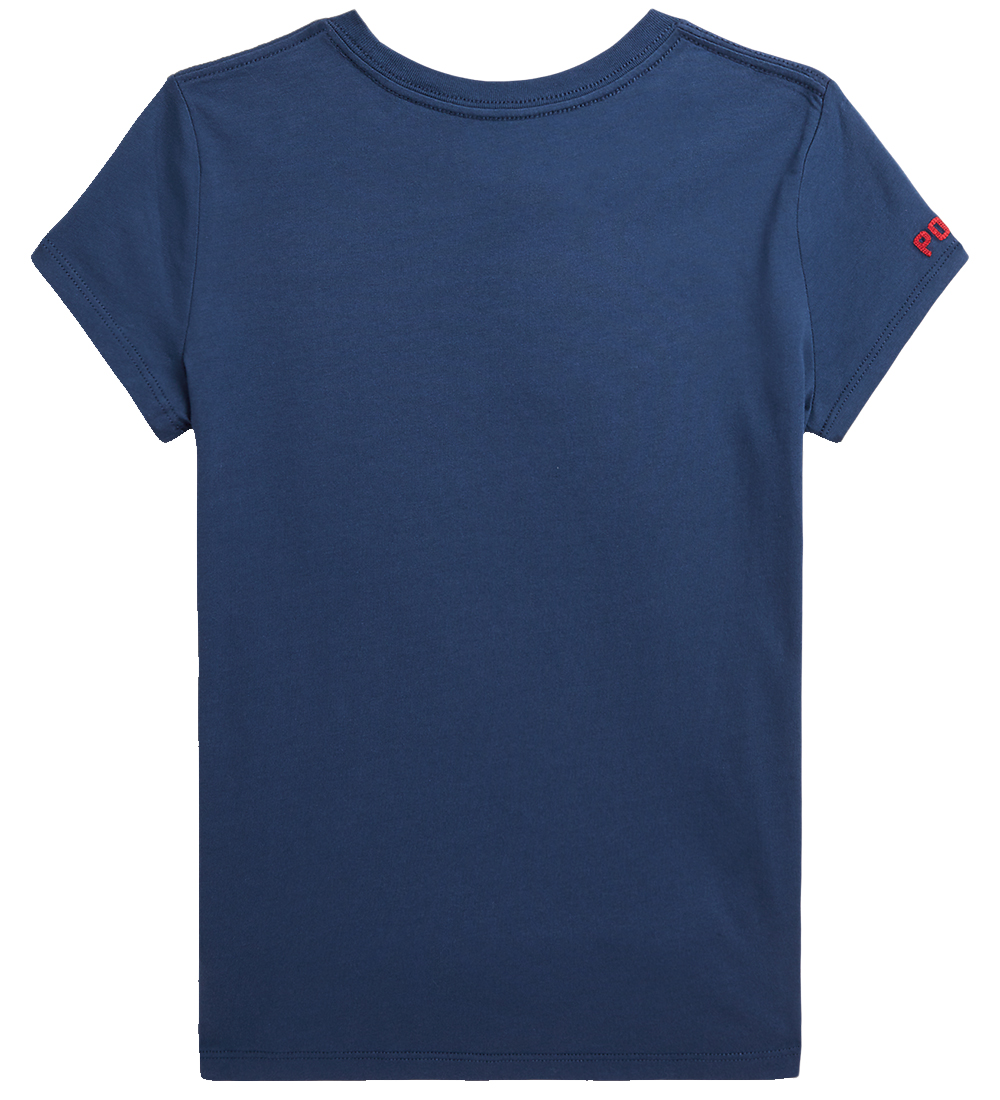 T-Shirt Polo Ralph Lauren - Drapeau rustique Marine av.