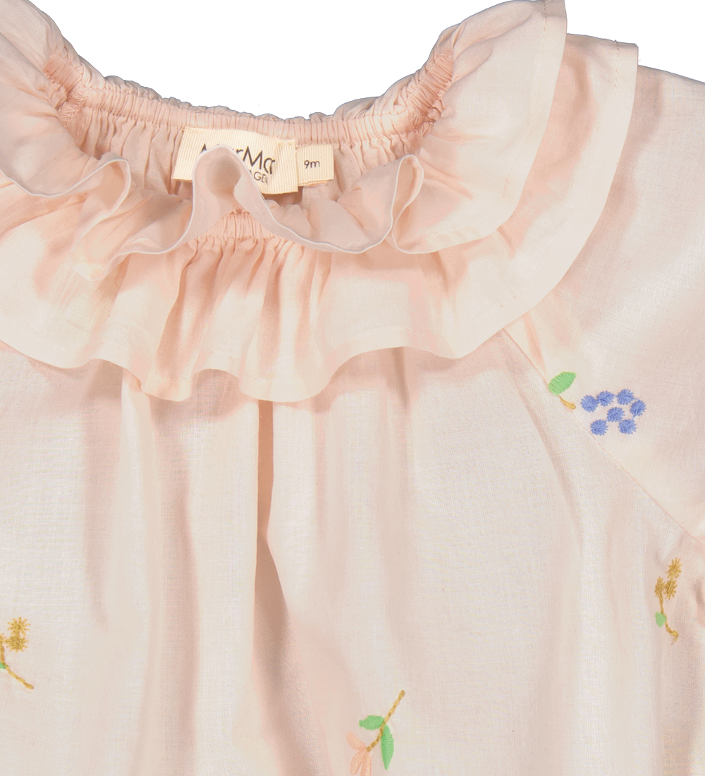 MarMar Bodysuit s/s - Rosetta - Spring Embroidery