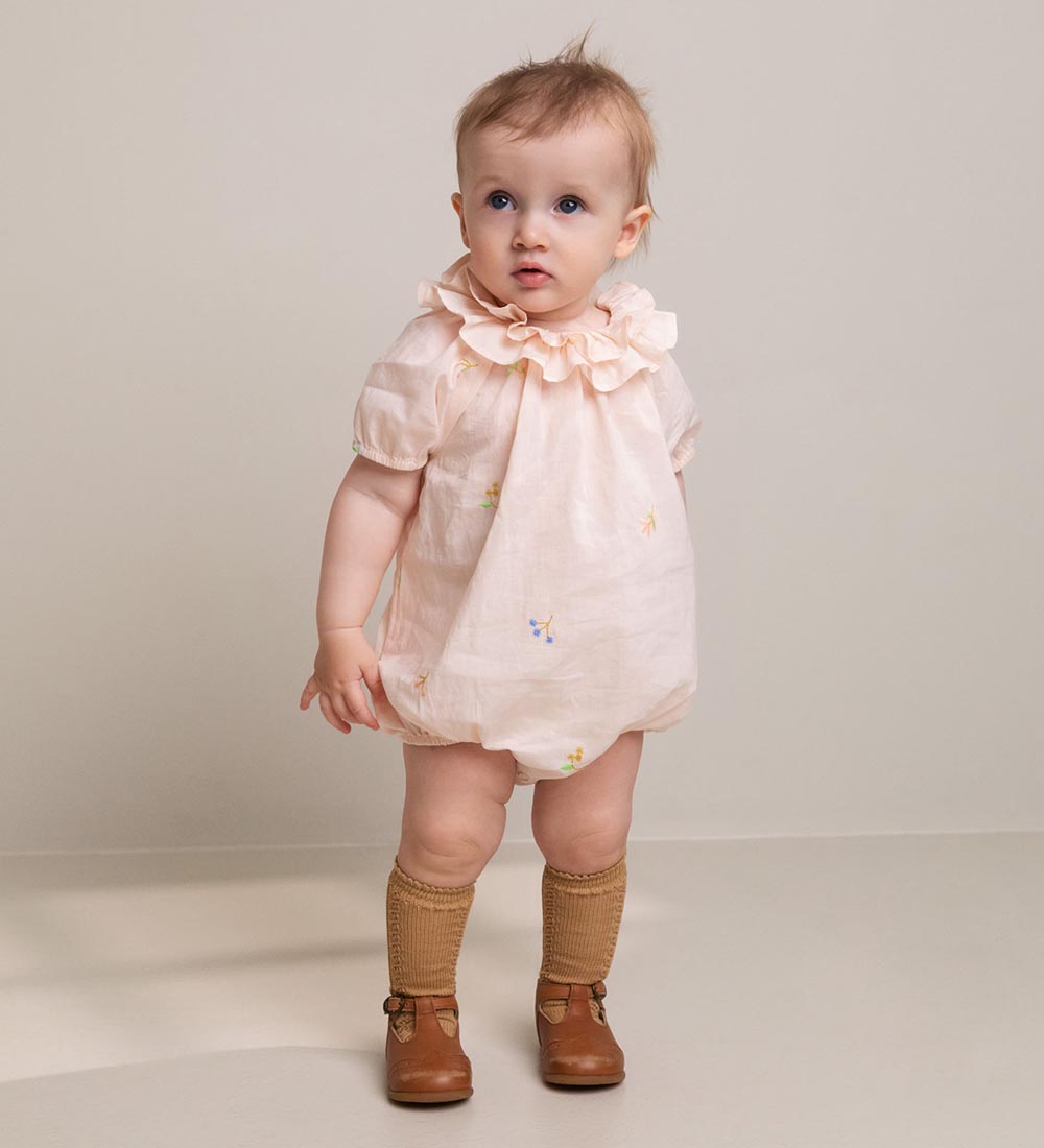 MarMar Bodysuit s/s - Rosetta - Spring Embroidery