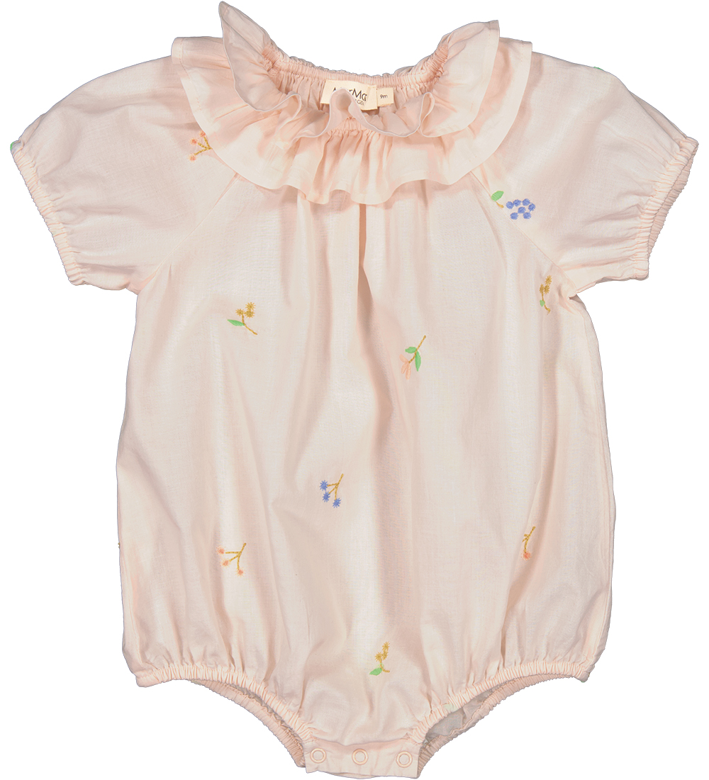 MarMar Bodysuit s/s - Rosetta - Spring Embroidery