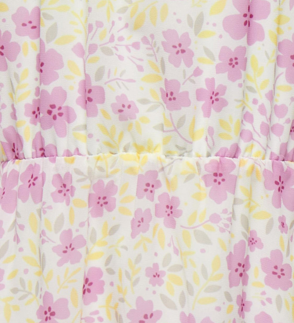 Kids Only Dress - CookAmanda - Cloud Dancer w. Flowers