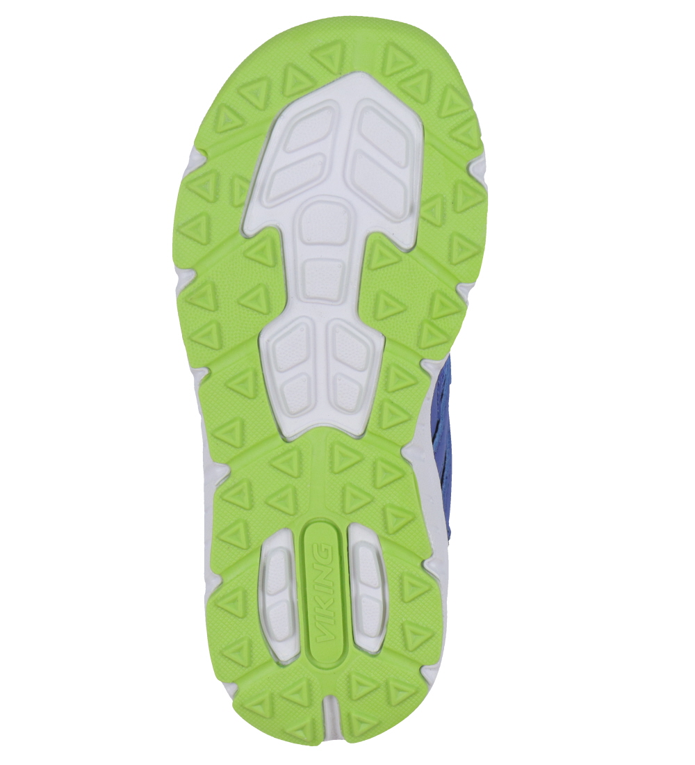 Viking Shoe - Odda 2V Low - Cobolt/Acid Green