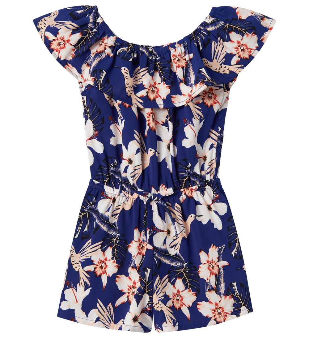 Name It Summer Romper - NmfVinaya - Clematis Blue/Bird