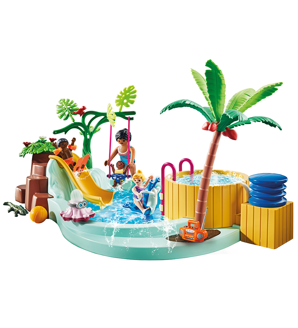 Playmobil My Life - Börn Pool - 71529 - 53 Partar