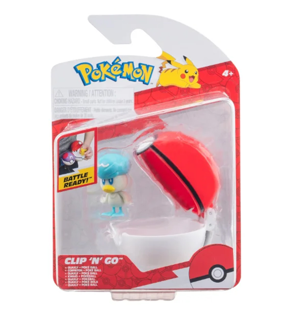 Pokémon Figure - Clip 'N' Go - Poke Ball - Quaxly