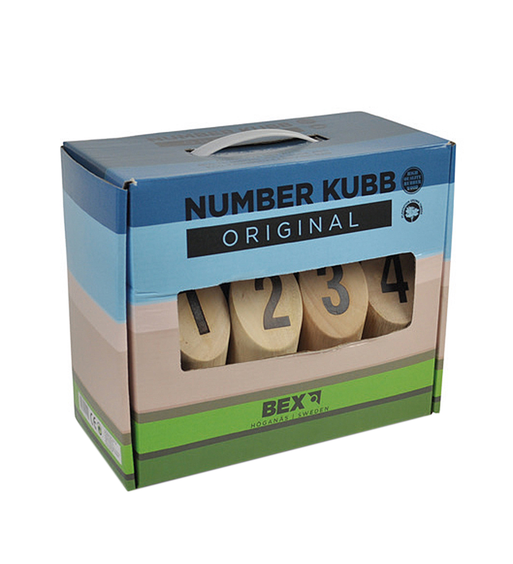 Bex Sport Garden games - Wood - Number Kubb