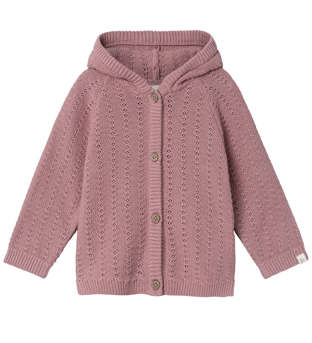 Lil' Atelier Cardigan - Knitted - NbfDaimo - Nostalgia Rose
