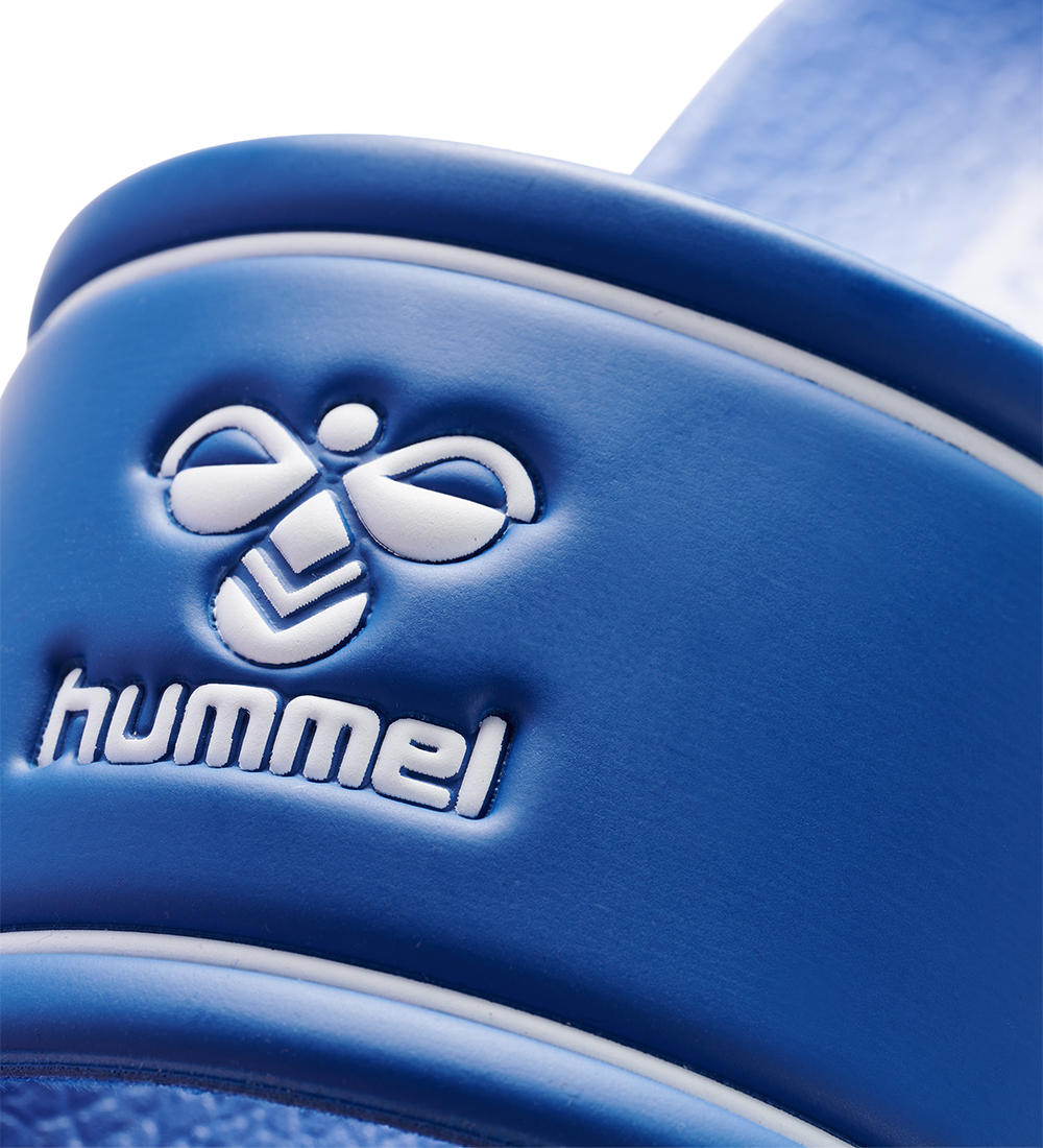 Hummel Flip Flops - Pool Slide Jr - ! Dazzling Blue