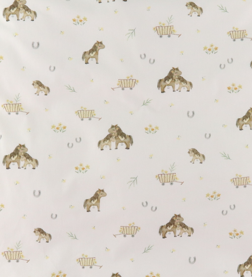 Nørgaard Madsens Bedding - Junior - White w. Colored Ponies