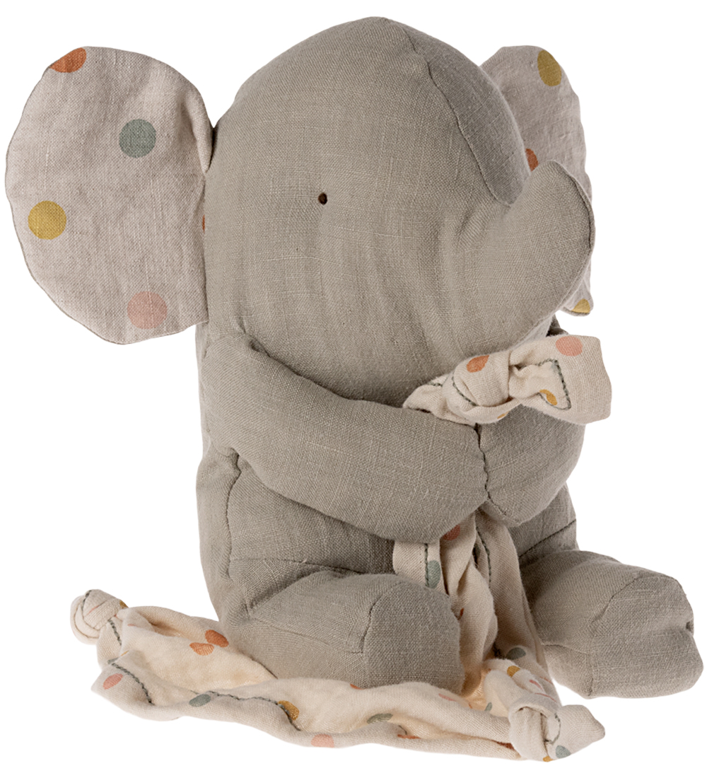 Maileg Soft Toy - Lullaby Friends - Elephant - 25 cm - Iron Grey