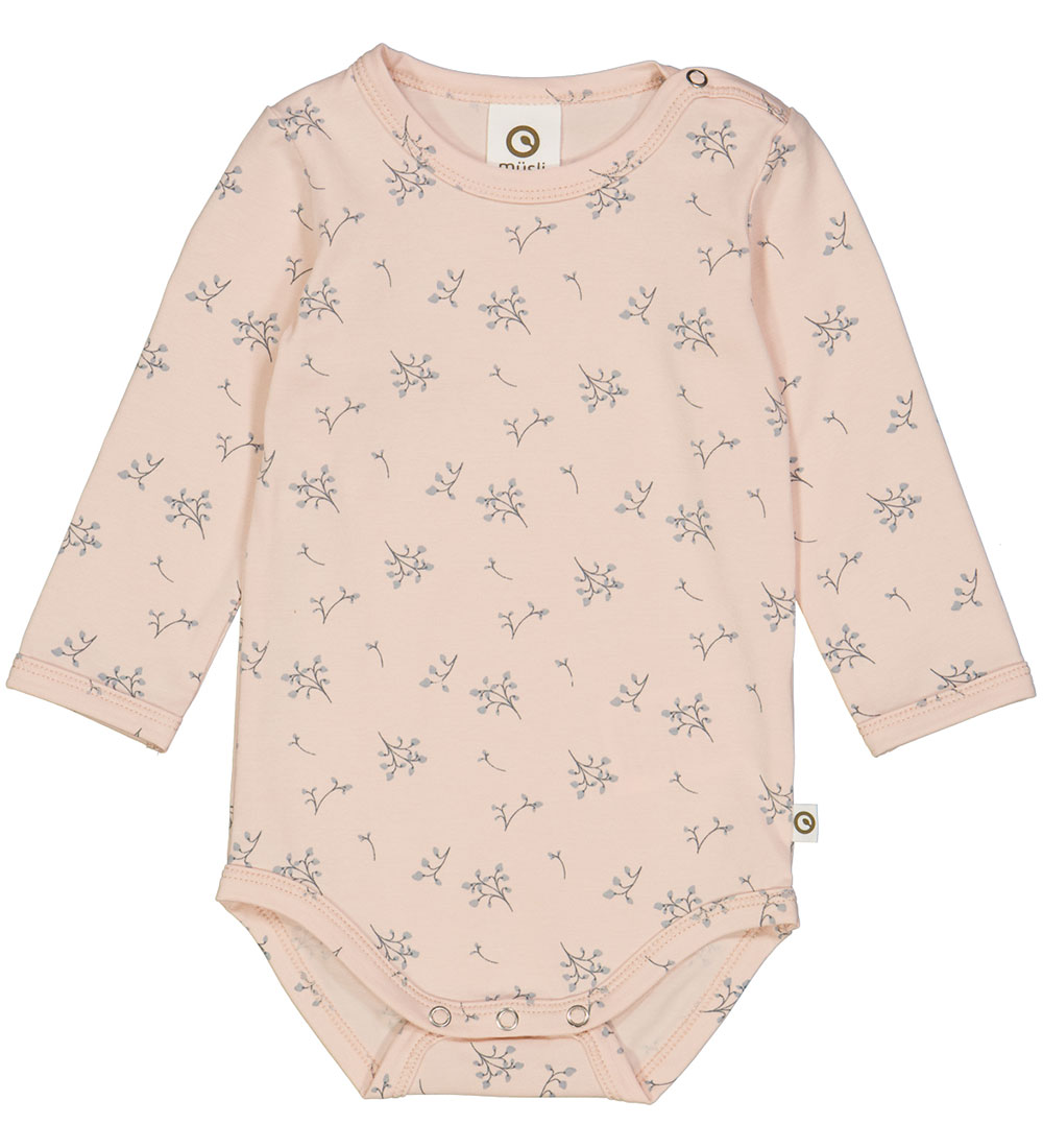 Müsli Bodysuit L/æ - Jasmin - Nightingale/Jasmin Blue/Stormy Blu