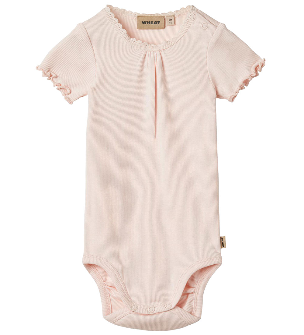 Wheat Bodysuit K/æ - Rib - Edna - Soft Rose