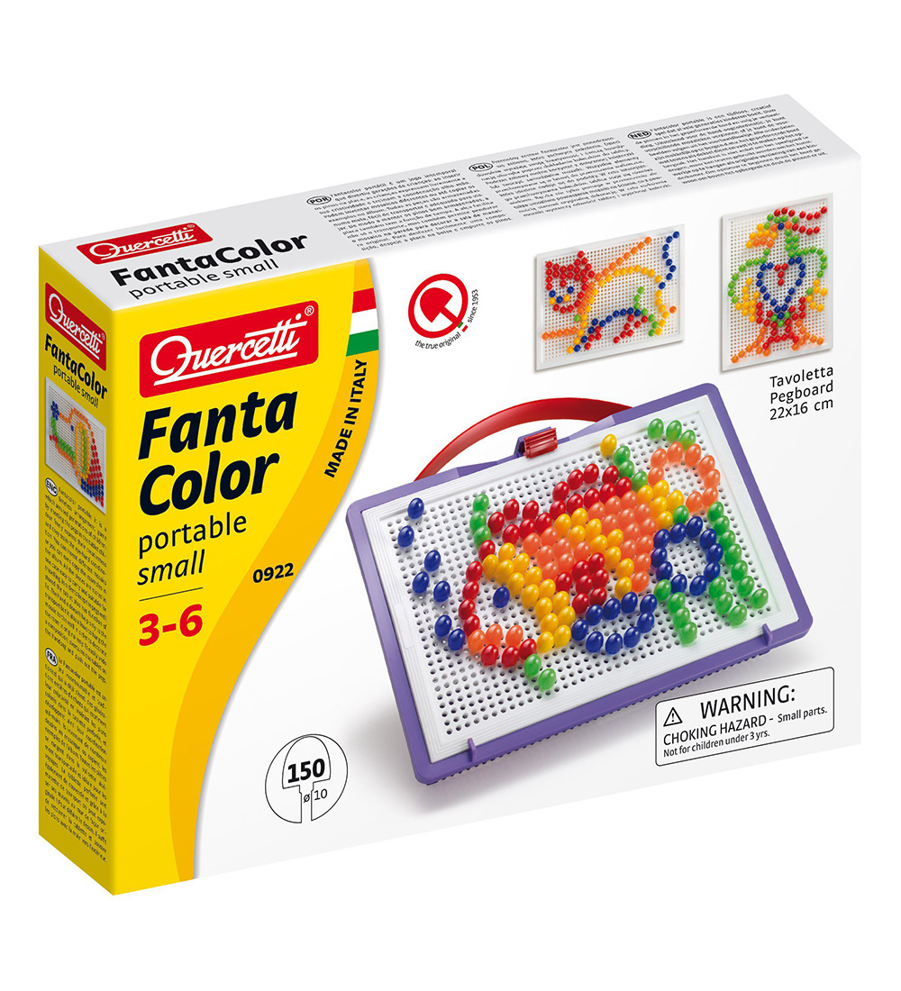 Quercetti Stick mosaic - Fanta Color Tab - 150 pcs - 00922