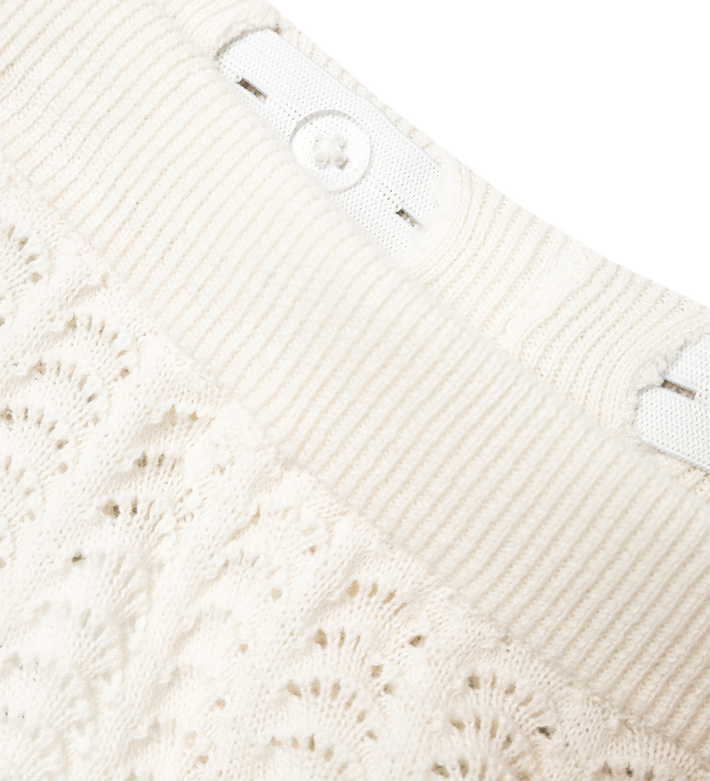 Lil' Atelier Shorts - Strick - NmfJohanna - Kokosmilch m. Hulmø