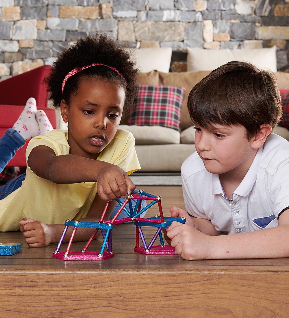 Geomag Magnet set - Glitter Recycled - 60 Parts