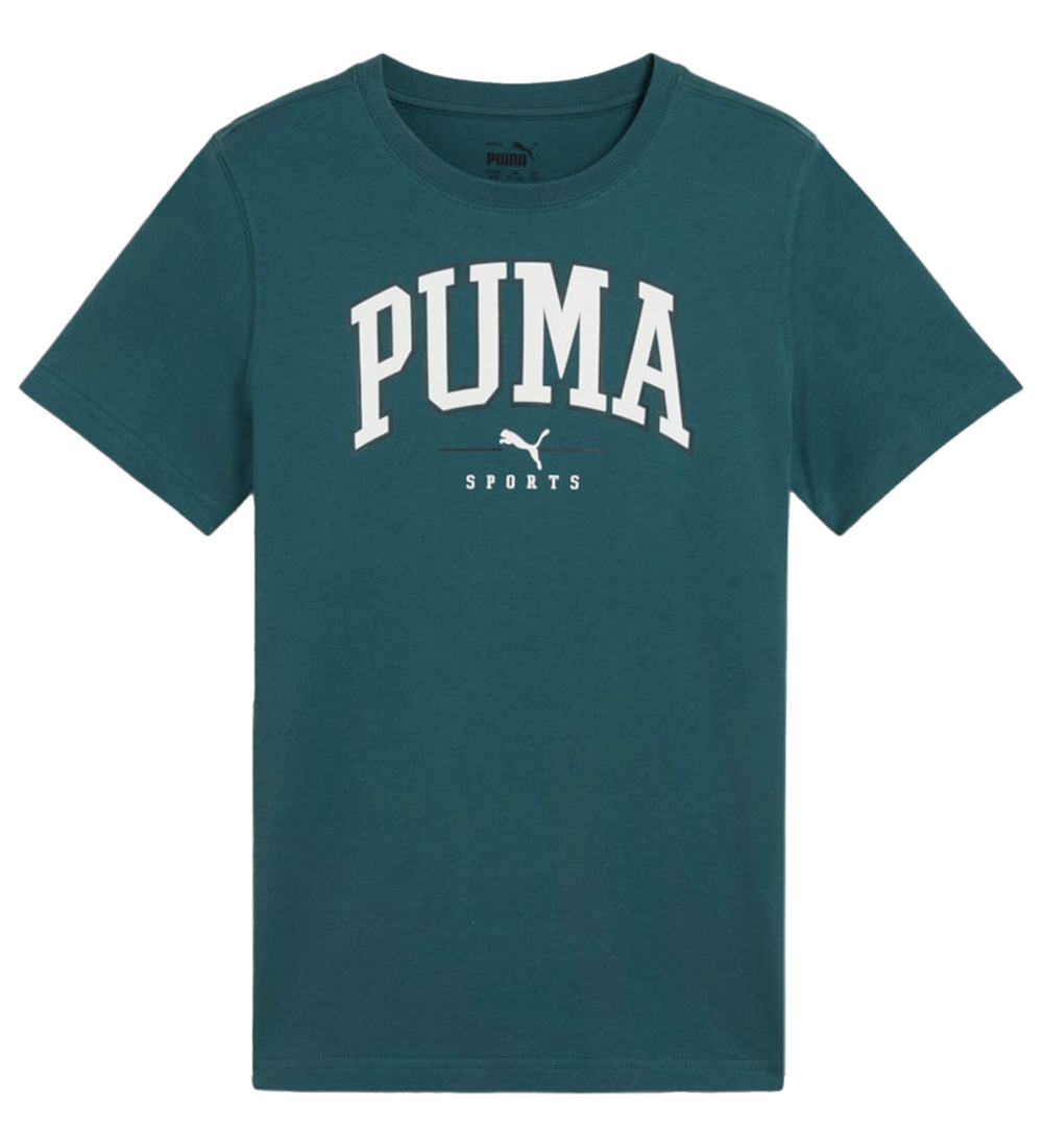 Puma Stuttermabolur - Lið BIG Grafískt Tee - Kalt Green