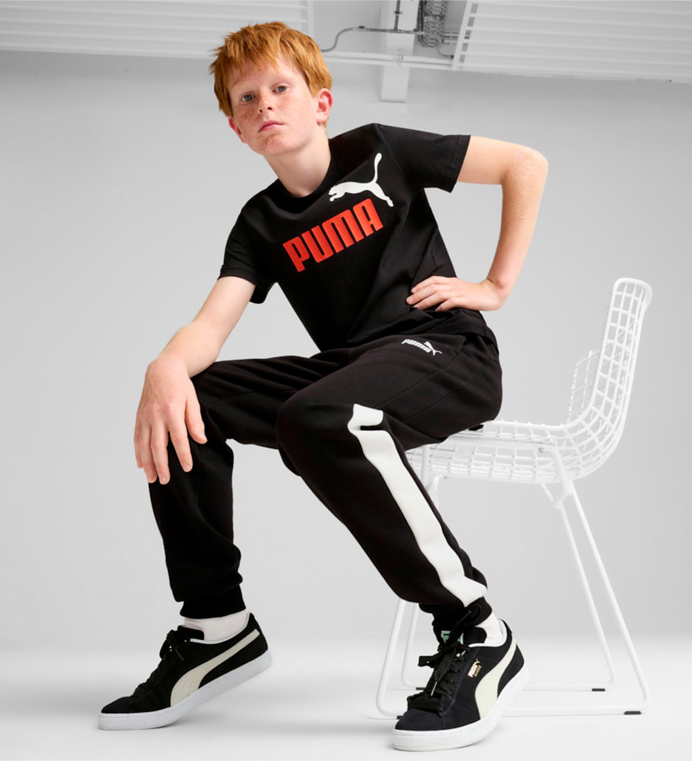 Puma Sweatpants - Power Colorblock - Black