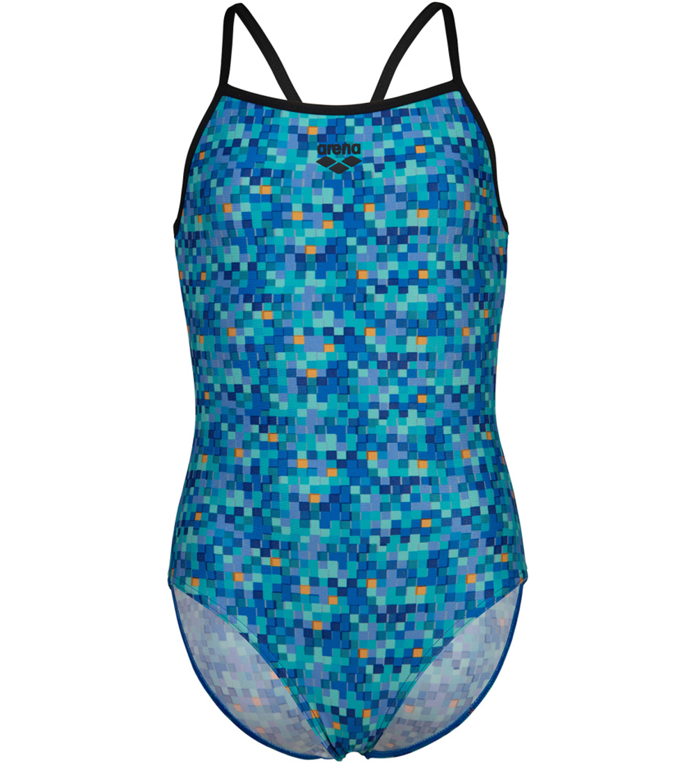Arena Badeanzug - Poolfliesen - Black/Blue