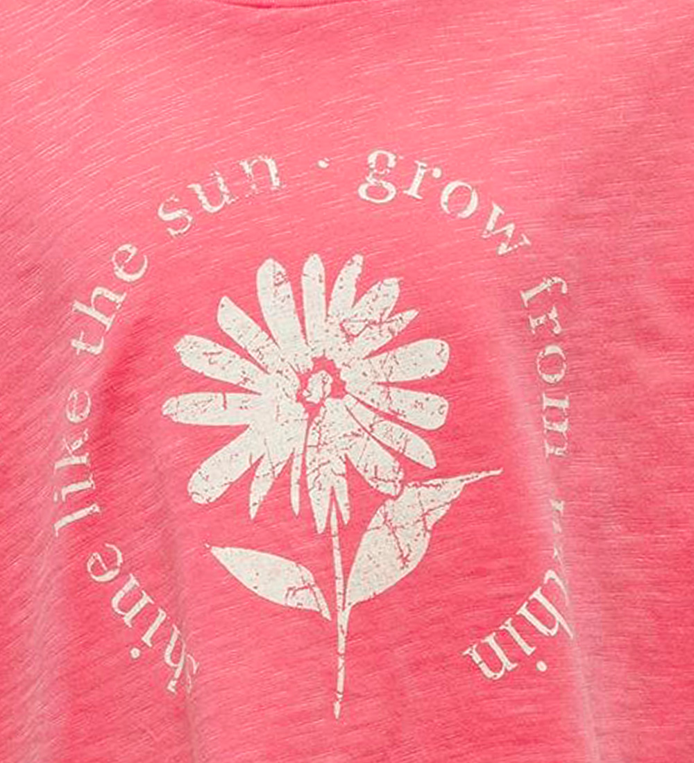 Kids Only T-shirt - KogNora - Coral Paradise/Flower