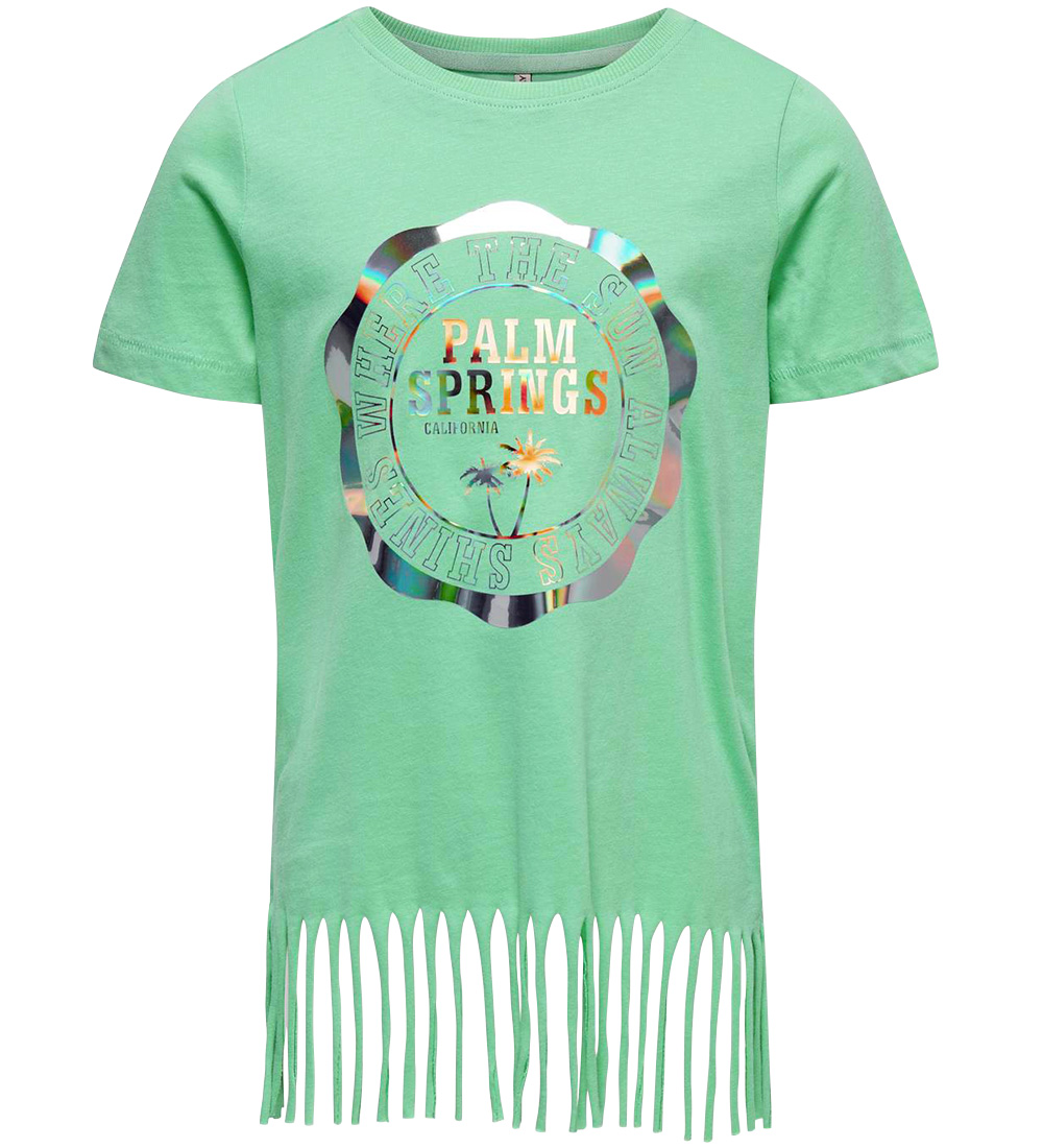 Kids Only T-shirt - KogAlison - Spearmint/Palm