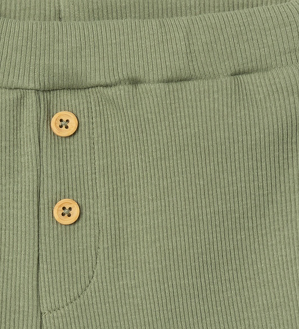 Name It Shorts - Rib - NbmJular - Öl Green