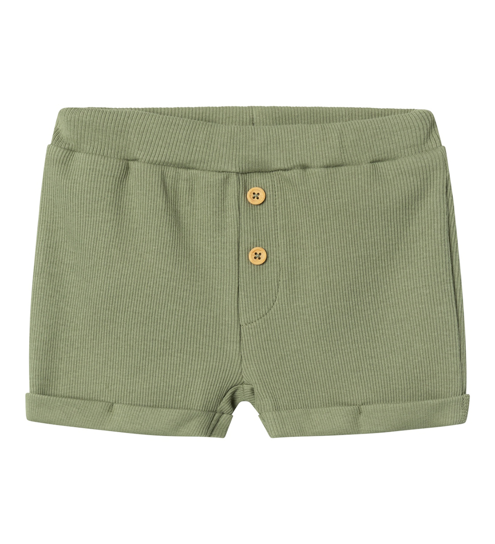 Name It Shorts - Rib - NbmJular - Öl Green