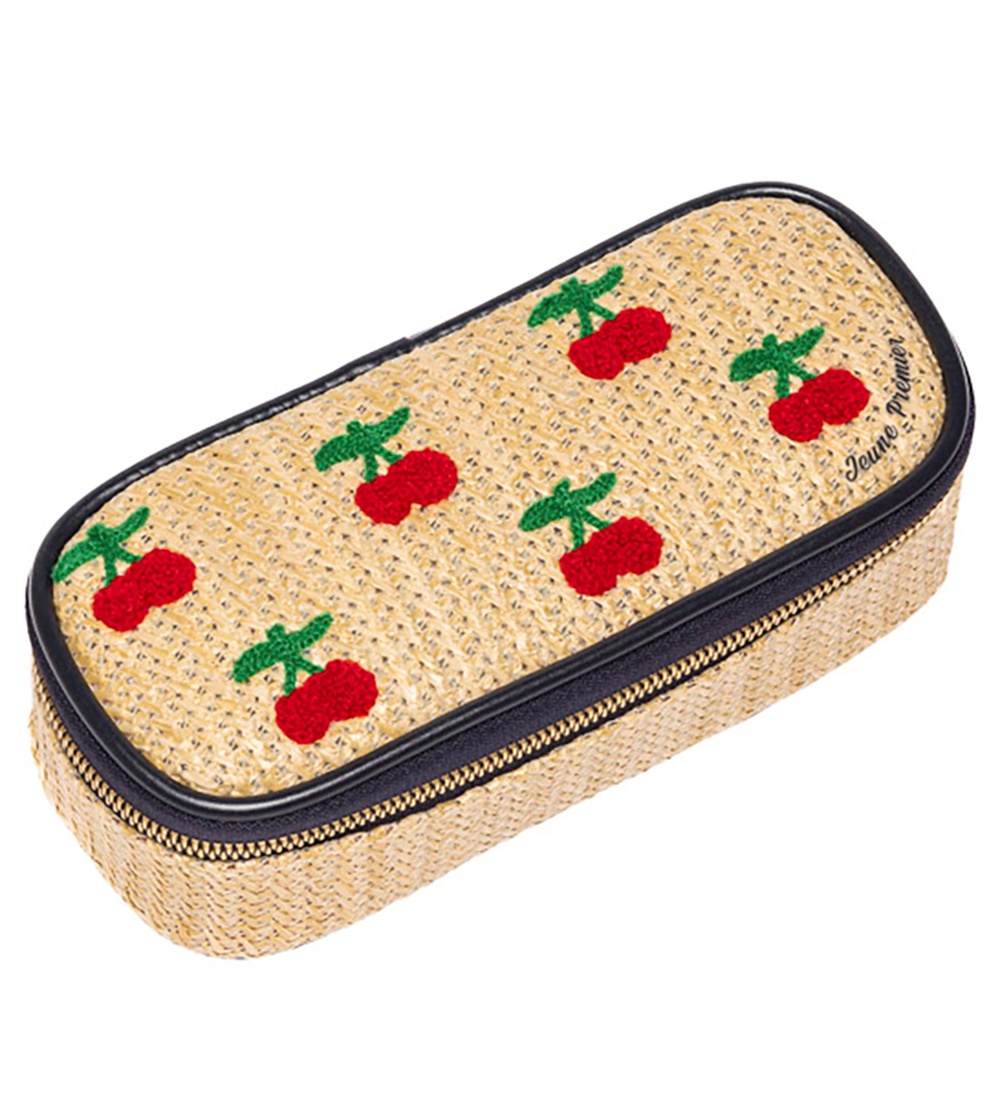 Jeune Premier Pencil Case - Raffia Cherry