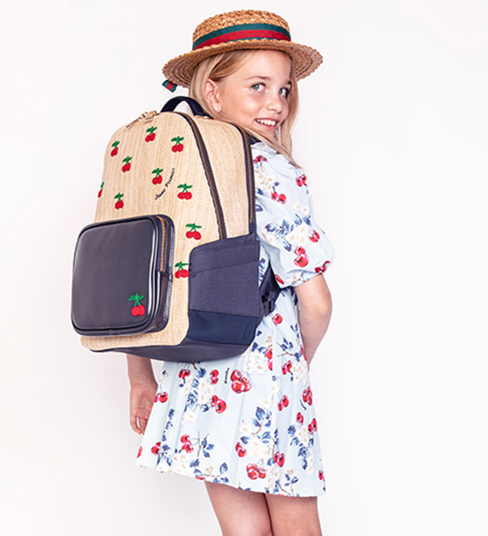 Jeune Premier Backpack - New Bobbie - Raffia Cherry