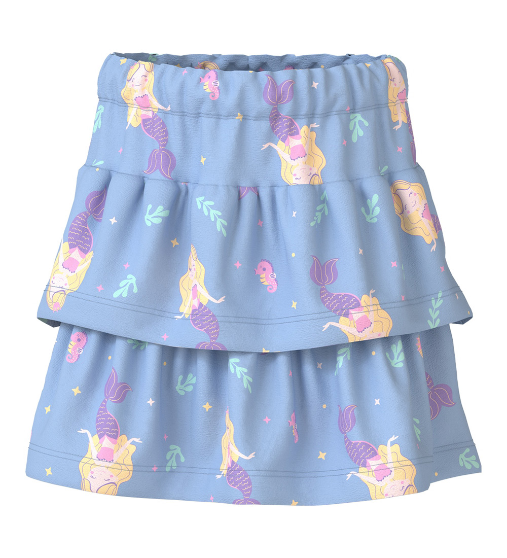 Name It Sett - Pils/Stuttermabolur - NmfVigea - Bonbon/Chambray