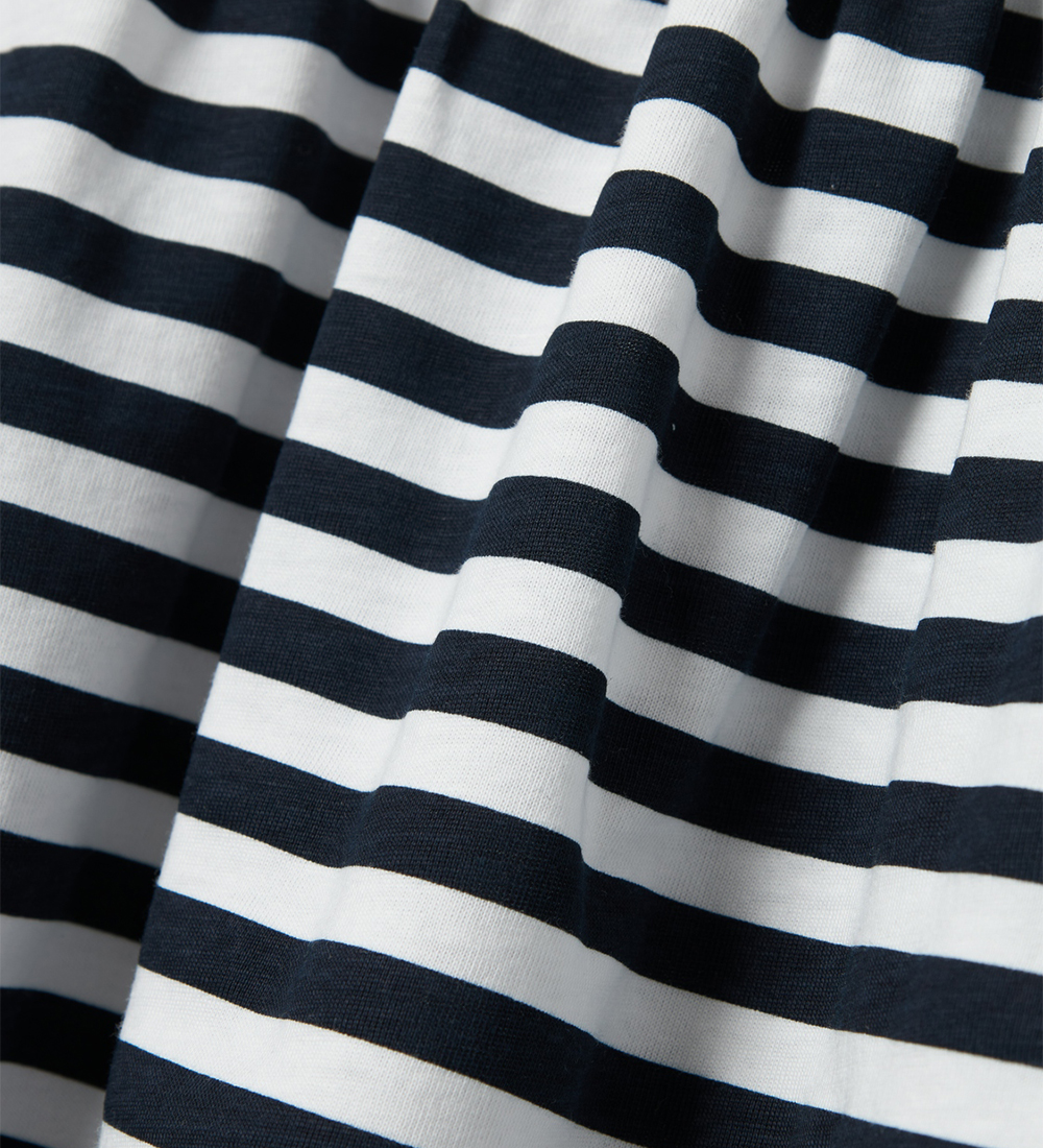 Name It Kjóll - NkfVigga Capsl - Dark Sapphire/White