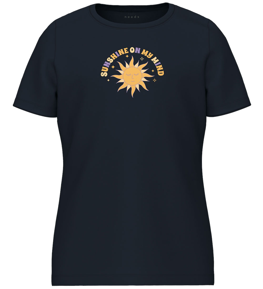 Name It T-Shirt - 2er-Pack - NkfVeen - Bright White/Dark Sapphir