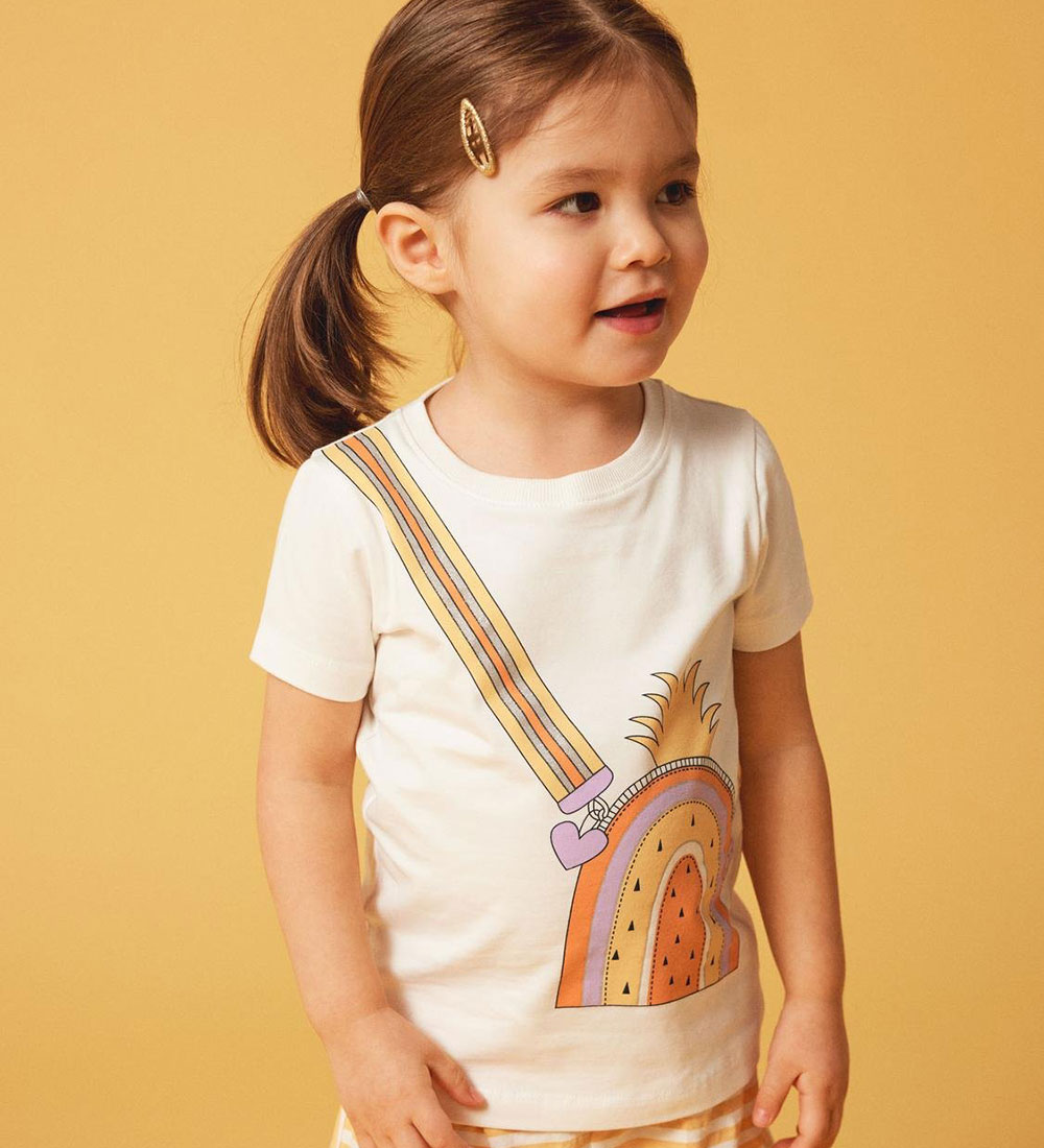 Name It T-shirt - NmfJannie - Jet Stream w. Glitter