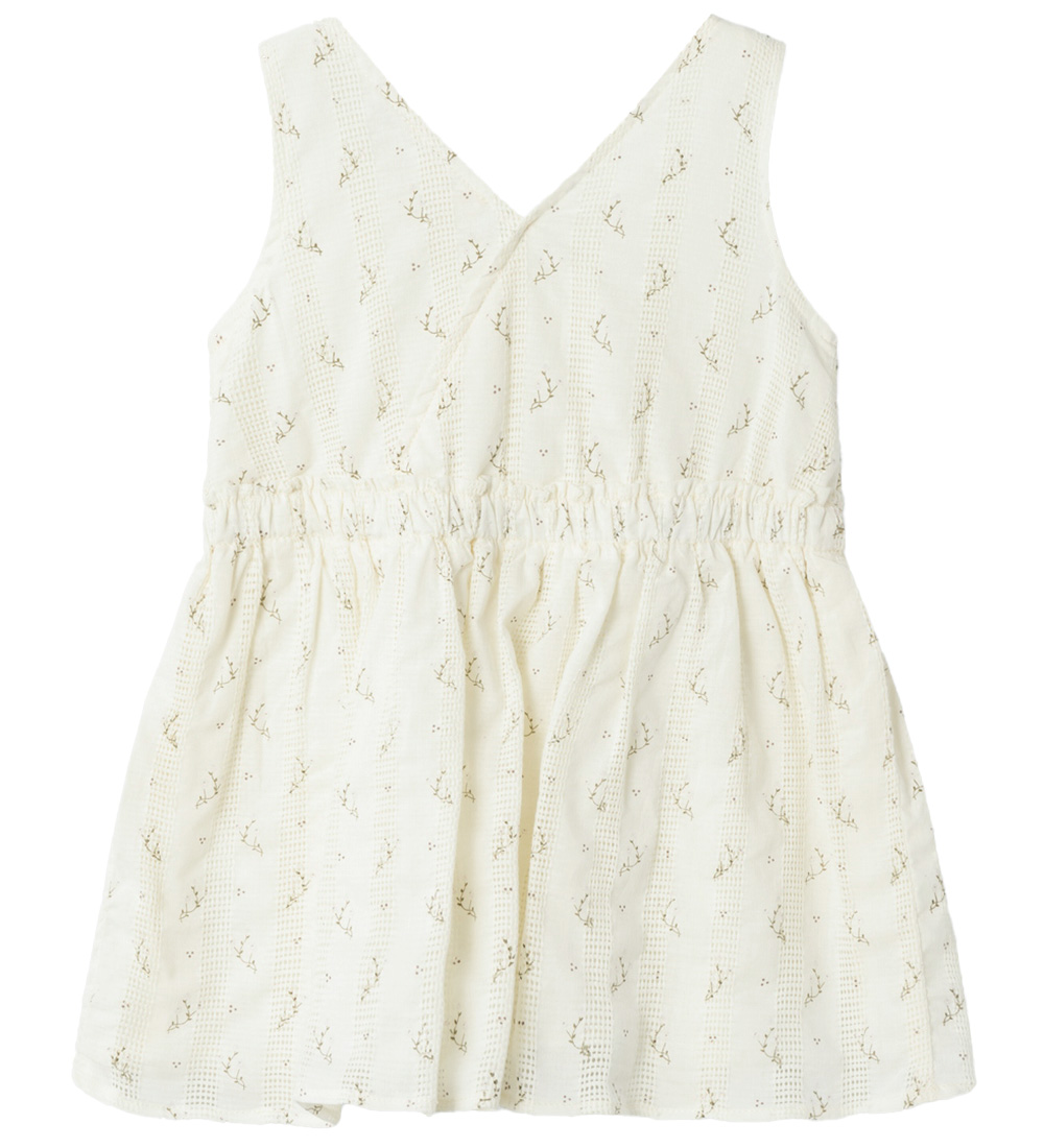 Lil' Atelier Kleid - NmfJinna - Kokosmilch m. Blumen