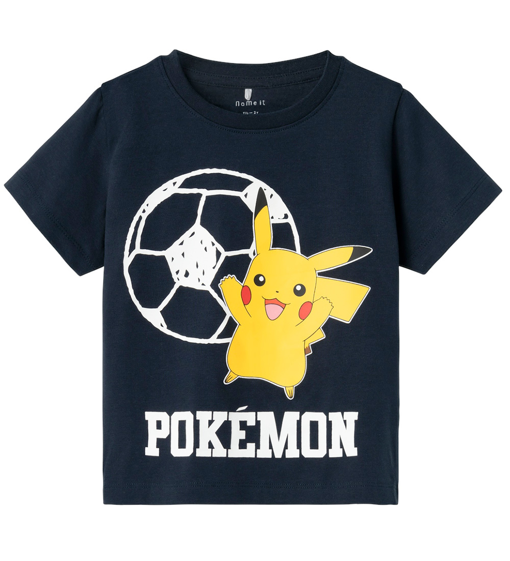 Name It T-shirt - NmmJillis Pokémon - Dark Sapphire w. Print