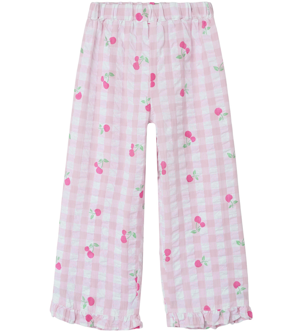Name It Hosen - NmfJerriane - Rosebloom m. Kirsche