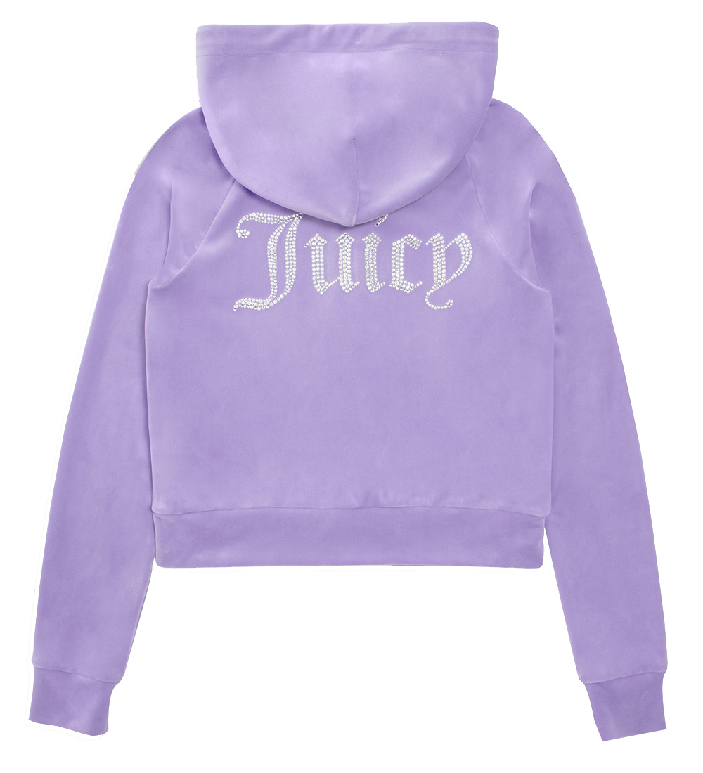 Juicy Couture Cardigan - Madison - Velúr - Dahlia Purple