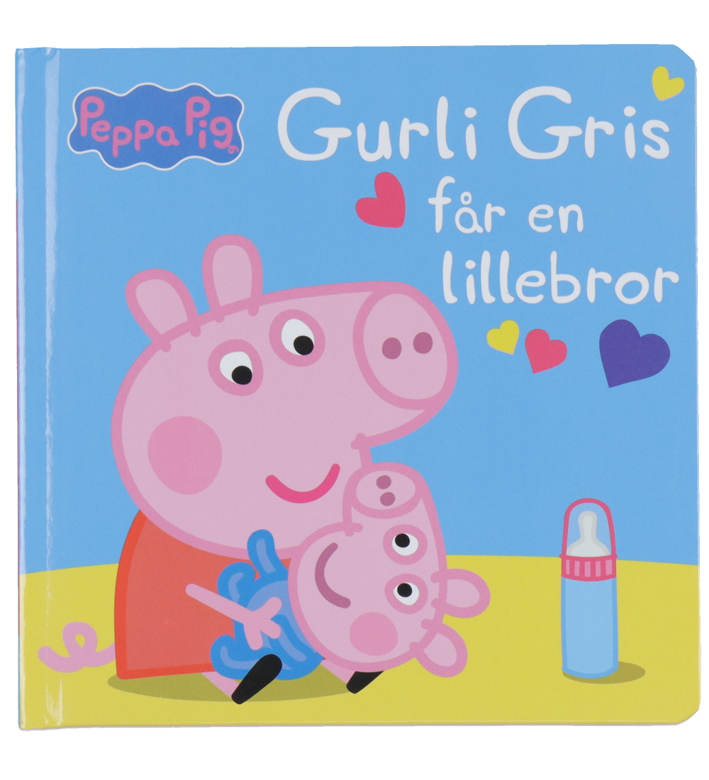 Alvilda Book - Peppa Pig gets a Little Brother - Danish