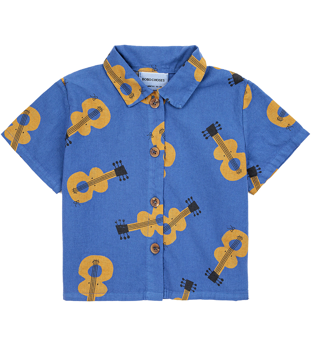 Bobo Choses Hemd - Akustisch Guitar - Navy Blue