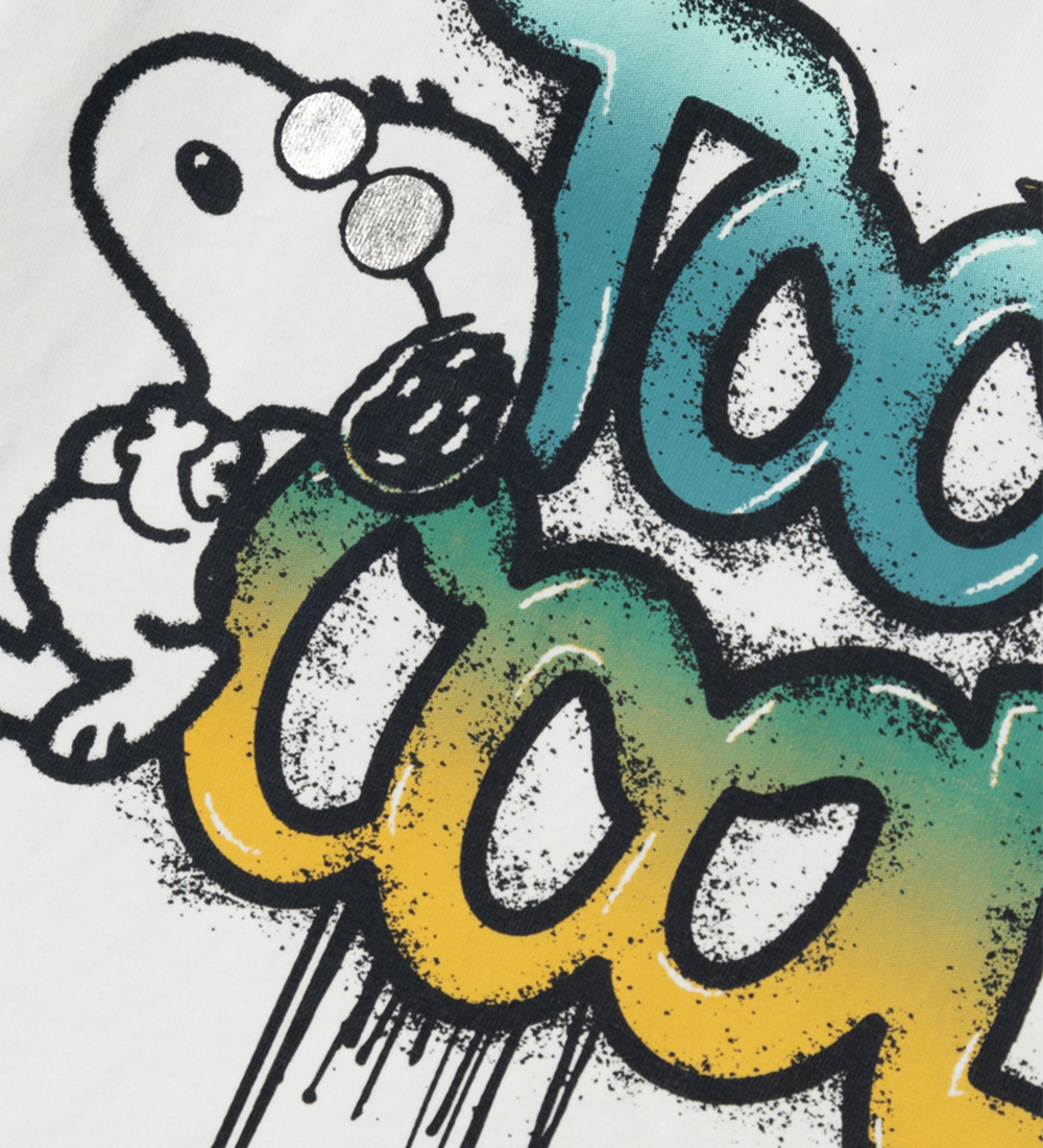 Name It T-shirt - NmmMaikel Snoopy - Bright White