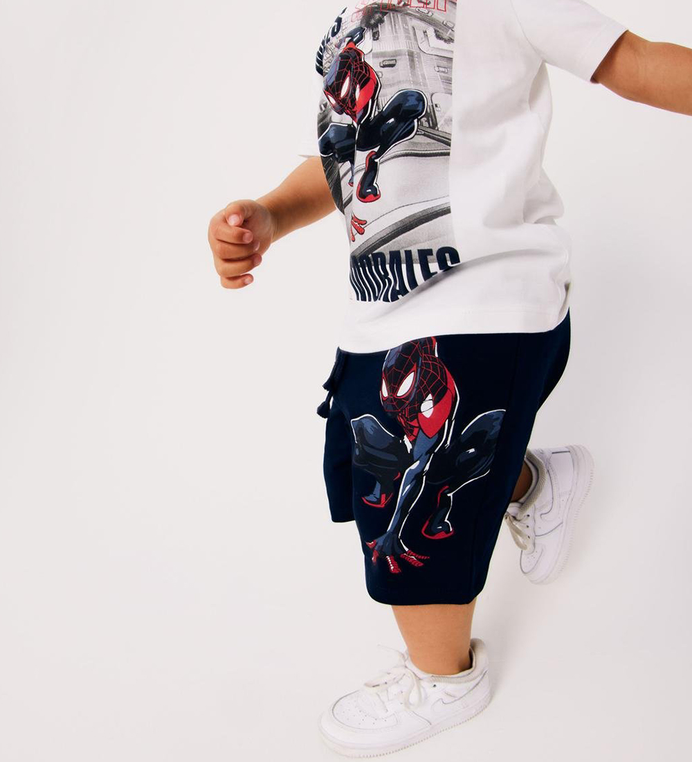 Shorts en Molleton Name It - NmmMu Spider-Man - Dark Sapphire