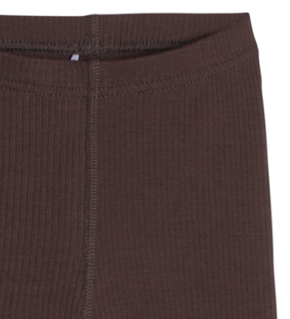Hust and Claire Leggings - Rib - Wool - Lee - Java