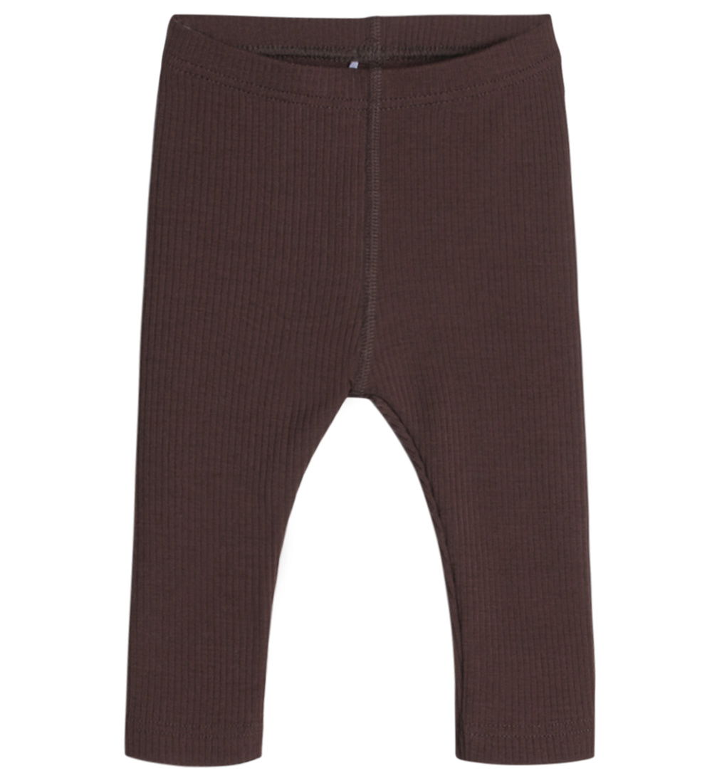 Hust and Claire Leggings - Rib - Wool - Lee - Java
