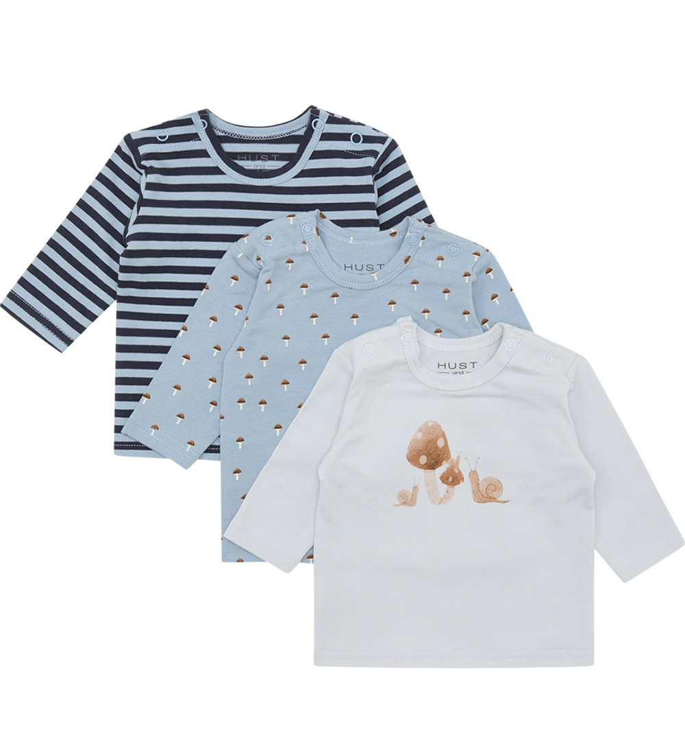 Hust and Claire Blouse - 3-Pack - Amar - A Bit Blue